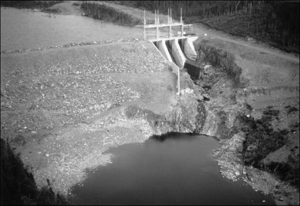 Le barrage Rockfield à Bay d'Espoir, s.d.