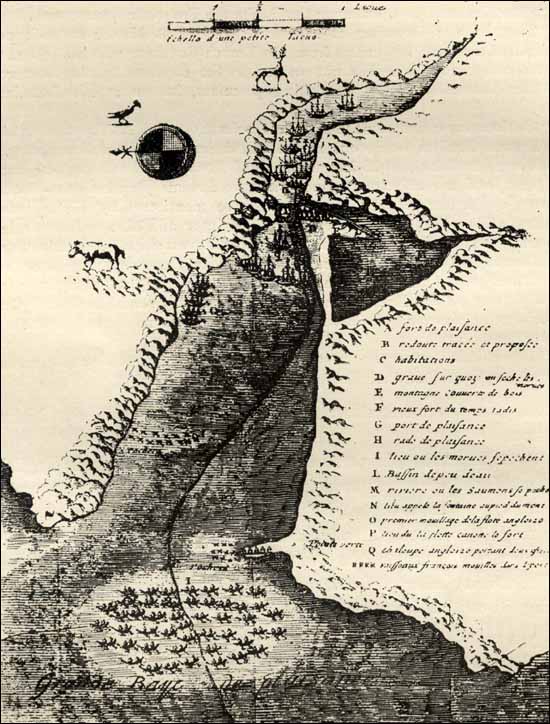 Plan of Plaisance, 1703