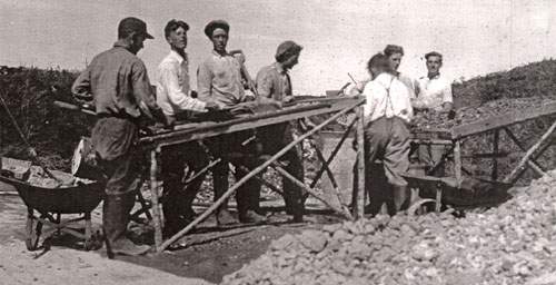 Boys Sorting Ore, ca. 1960