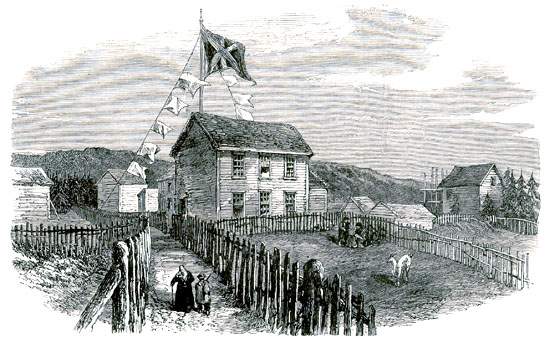 Telegraph Station in Heart's Content, 1866 Telegraph Station in Heart's Content, 1866