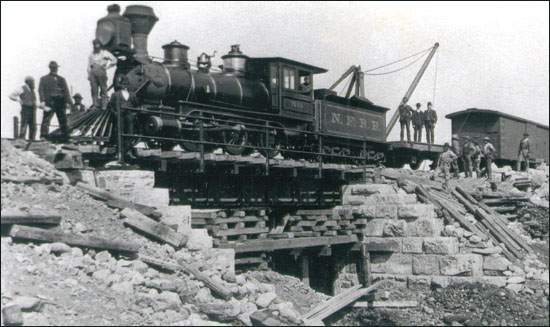 Trestle Reconstruction, ca. 1880s