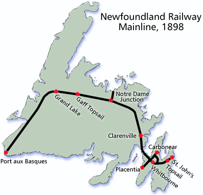Newfoundland Railway Mainline, 1898 Newfoundland Railway Mainline, 1898