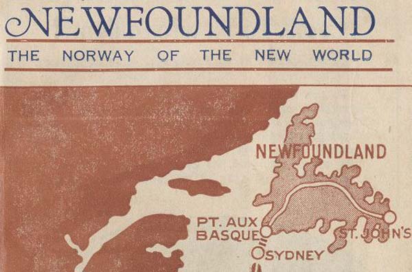 'Newfoundland: The Norway of the New World' Tour Guide, 1929 'Newfoundland: The Norway of the New World' Tour Guide, 1929