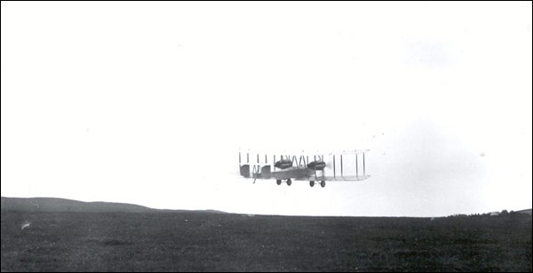 Taking off from Lester's Field, 14 June 1919 Taking off from Lester's Field, 14 June 1919
