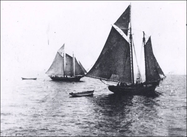 Schooners with Punts, n.d.