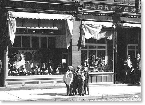 Shop facade, ca. 1920s Shop facade, ca. 1920s