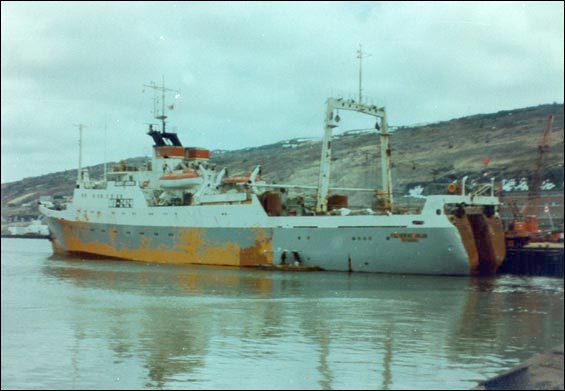 Soviet Trawler Andrey Markin, 198- Soviet Trawler Andrey Markin, 198-