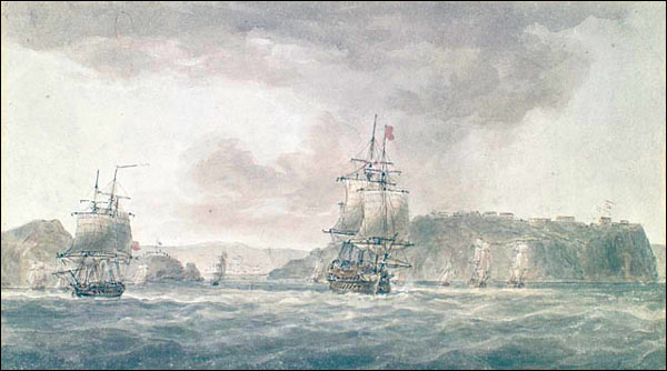 Entrance to the Harbour of St. John's, NL, ca. 1811 St. John's Harbour Entrance, ca. 1811