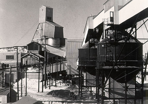St. Lawrence Fluorspar Mine, ca. 1960 St. Lawrence Fluorspar Mine, ca. 1960