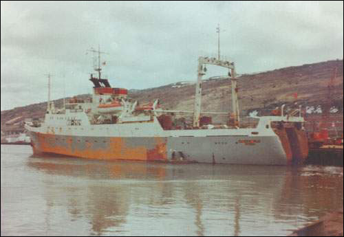 Chalutier soviétique à St. John's, s.d.