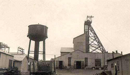 Mine de Buchans, vers 1950 Mine de Buchans, vers 1950