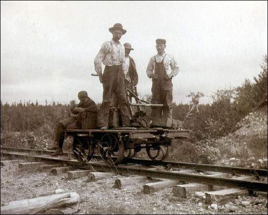 Draisine à bras, vers 1905