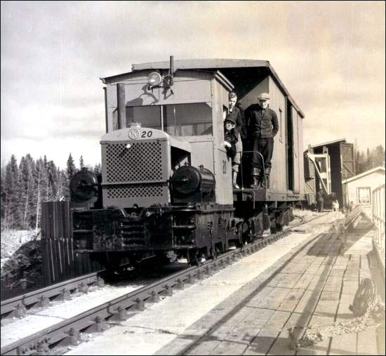 Locomotive de l'A.N.D. Company, vers 1950 Locomotive de l'A.N.D. Company, vers 1950