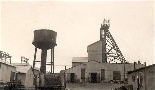 Mine de Buchans, vers 1950