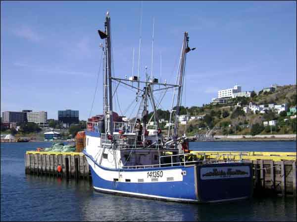 Palangrier amarré à St. John's, 2007