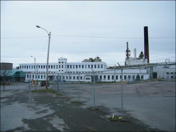 Papeterie de la société AbitibiBowater à Grand Falls, 2011