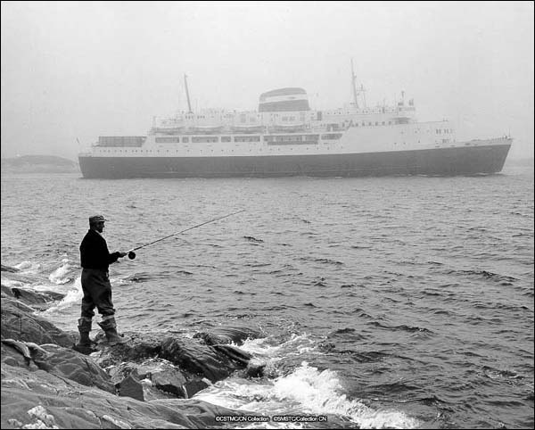 Le traversier William Carson, en 1959 Le traversier William Carson, en 1959
