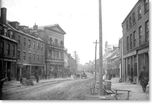 La rue Water, avant 1892 La rue Water, avant 1892