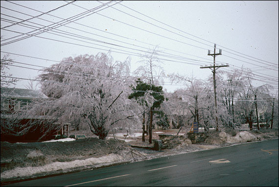 Accumulation de glace, chemin London, St. John's Accumulation de glace, chemin London, St. John's