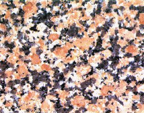 A Sample of Medium-Grained, 'Equigranular', Reddish-Pink (Rose) Granite from Seal Cove Échantillon de granite , isogranulaire, rose-rougeâtre à grains moyens, de Seal Cove