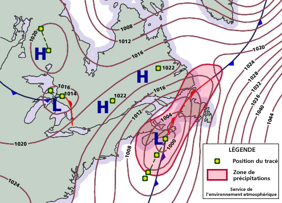 Conditions atmosphériques responsables de l'orage des 13 et 14 janvier 1983