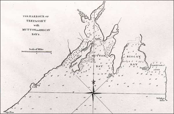 Trepassey, vers 1770 Trepassey, vers 1770