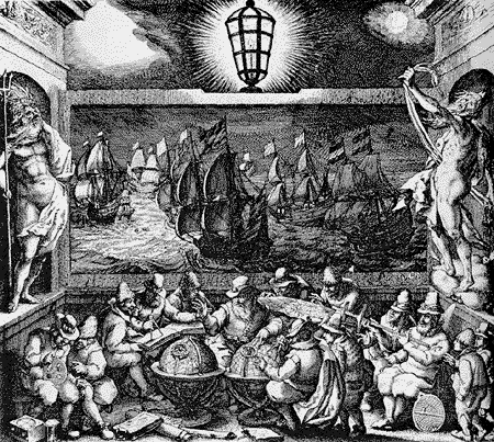 Les savants et les marins s'échangent leurs connaissances sur la navigation Les savants et les marins s'échangent leurs connaissances sur la navigation