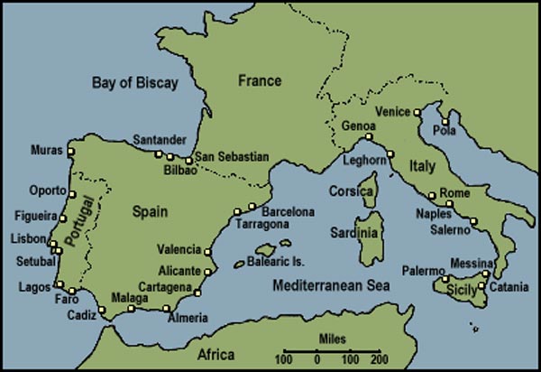 Marchés du sud de l'Europe Marchés du sud de l'Europe