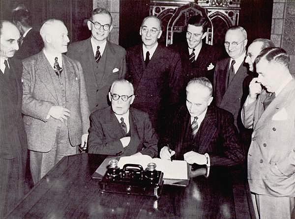 Signature des Conditions de l'union Signature des Conditions de l'union