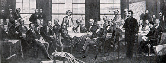 Les membres de la Conférence de Québec qui s’est tenue en octobre 1864 Les membres de la Conférence de Québec qui s’est tenue en octobre 1864