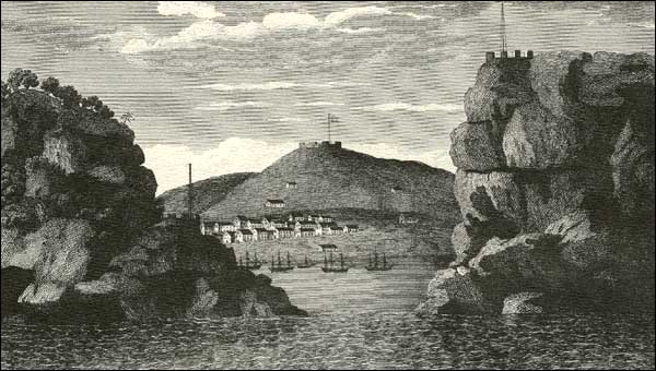 Entrée du port de St. John's, 1818 Entrée du port de St. John's, 1818