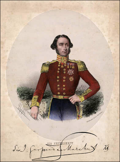Le gouverneur sir John LeMarchant, vers 1855 Le gouverneur sir John LeMarchant, vers 1855