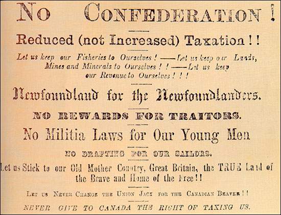 Propagande anti Confédération, 1869 Propagande anti Confédération, 1869