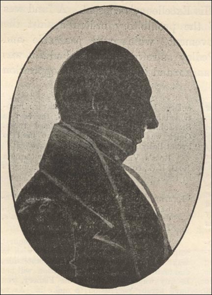 Silhouette de William Carson, s.d. Silhouette de William Carson, s.d.