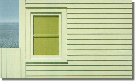Le tableau Sunday Afternoon de Christopher Pratt, 1972 Le tableau Sunday Afternoon de Christopher Pratt, 1972