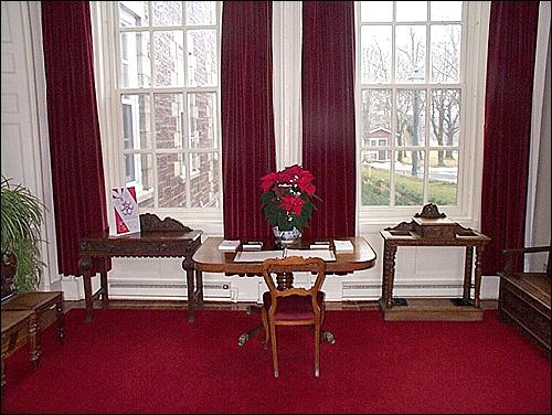 Table du livre des visiteurs