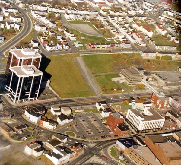 L'ancien quartier des taudis, vers les années 1980