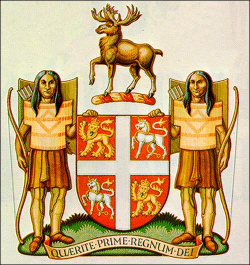 Les armoiries de Terre-Neuve-et-Labrador Les armoiries de Terre-Neuve-et-Labrador