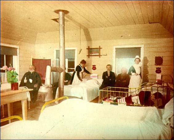 Hôpital à Battle Harbour, vers 1920 Hôpital à Battle Harbour, vers 1920