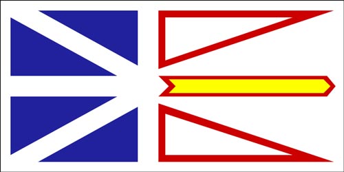 Le drapeau officiel de Terre-Neuve-et-Labrador Le drapeau officiel de Terre-Neuve-et-Labrador