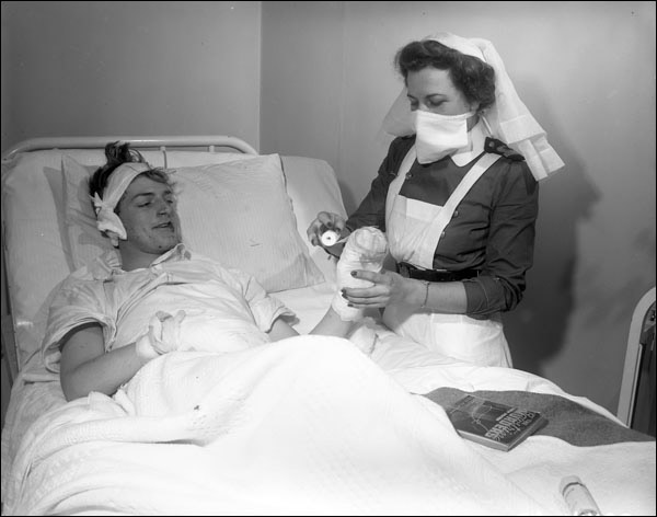 Hôpital de la Marine royale canadienne (MRC) à St. John's, 1942 Hôpital de la Marine royale canadienne (MRC) à St. John's, 1942