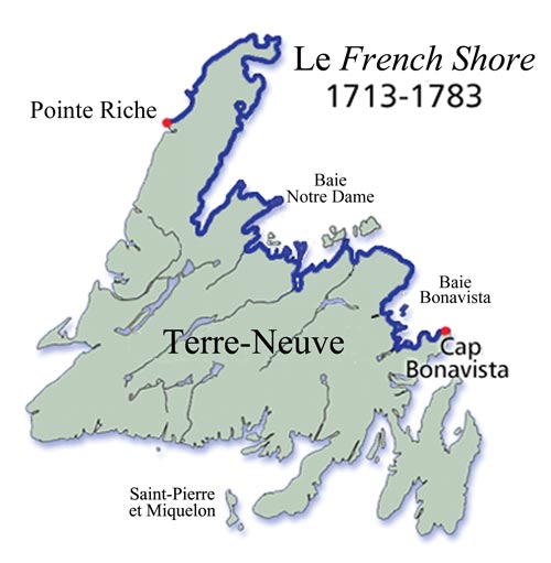 Le French Shore, 1713 1783 Le French Shore, 1713 1783