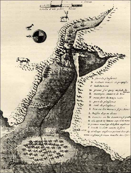 Plan de Plaisance (Placentia), 1703