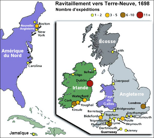 Ravitaillement vers Terre-Neuve, 1698 Ravitaillement vers Terre-Neuve, 1698