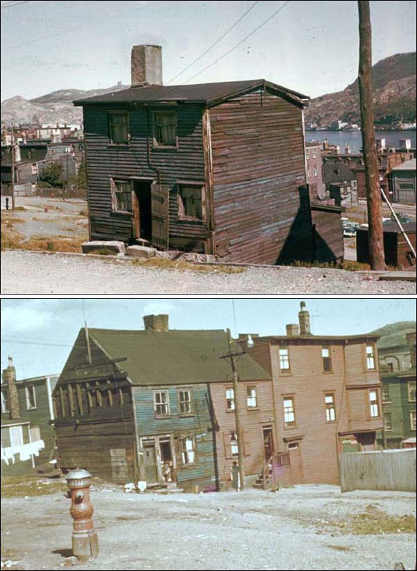 Zone de taudis, vers 1952 Zone de taudis, vers 1952