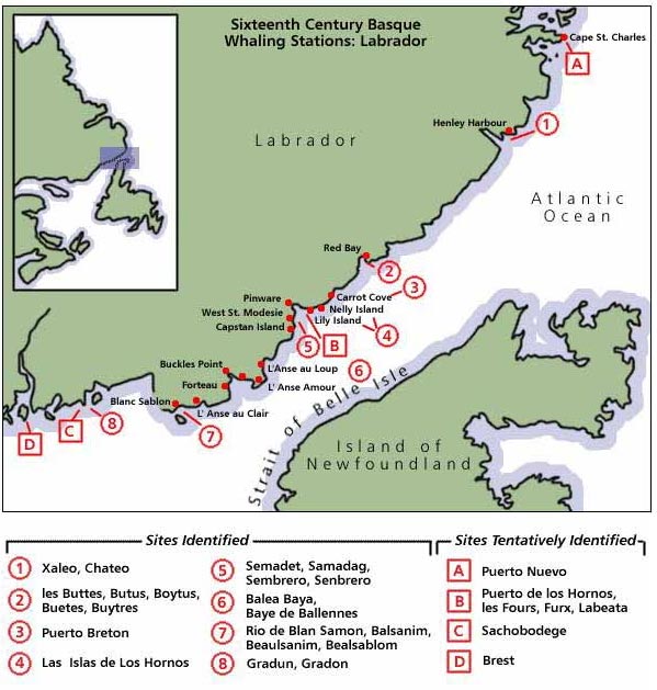 16th Century Basque Whaling Stations 16th Century Basque Whaling Stations