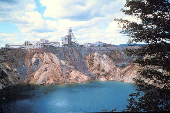 Mine at Buchans, Central Newfoundland Mine at Buchans, Central Newfoundland