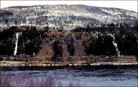 Riverside Drive Landslide, Corner Brook, 1994 Riverside Drive Landslide, Corner Brook, 1994