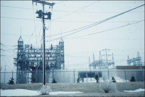 Ice Accretion on Power Grid Sub-Station, Mt. Scio Rd., St. John's, NL, spring 1995 Ice Accretion on Power Grid Sub-Station, Mt. Scio Rd., St. John's, NL, spring 1995
