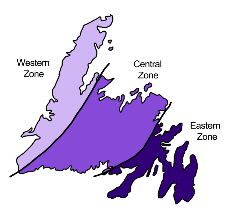 Geological Subdivisions of Newfoundland Geological Subdivisions of Newfoundland
